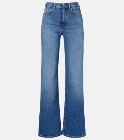 Ag New Bgy Wide-leg Jeans In Blue