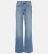 Ag New Bgy Wide-leg Jeans In Blue