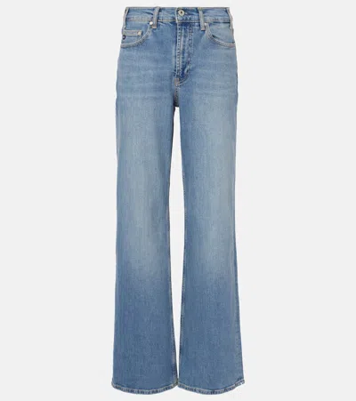 Ag New Bgy Wide-leg Jeans In Blue