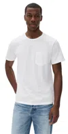 Ag Nick Pocket Tee White In White