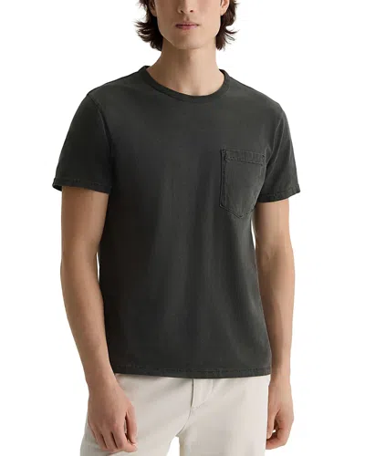 Ag Nick Slim Fit Pocket Tee In Black