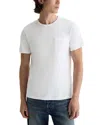 Ag Nick Cotton Pocket T-shirt In White