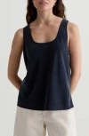 Ag Nicola Scoop Tank In Black