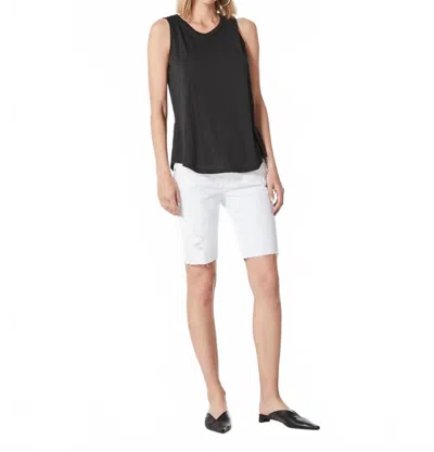 Ag Nikki Shorts In 1 Year White Mended In Multi