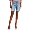 Ag Nikki Relaxed Skinny Denim Shorts In Multi