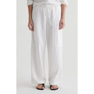 Ag Nina Linen Blend Drawstring Pants