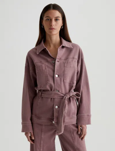 Ag Nora Jacket In Sulfur Dusty Mauve
