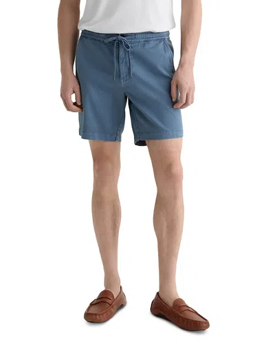 Ag Oliver Relaxed Fit Drawstring Shorts In Blue