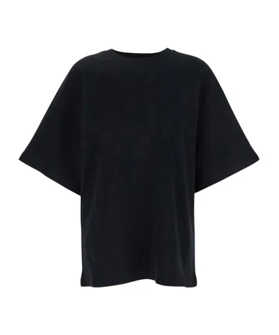AG OPEN-NECKED BLACK SHIRT