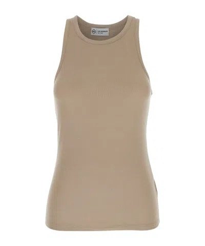 Ag Open-necked Black Shirt In Nude