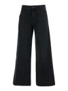 Ag Mari Wide-leg Jeans In Black