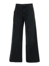 Ag Mari Wide-leg Jeans In Black