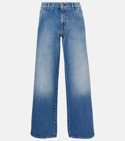 Ag Osaka Wide-leg Jeans In Blue