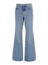 Ag Belt-loop Jeans In Blue