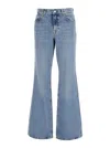 Ag Belt-loop Jeans In Blue
