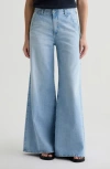 Ag Posey Mid Rise Super Wide Leg Jeans In Blue