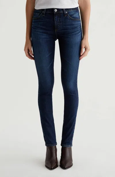 Ag Prima Cigarette Jeans In 7 Years Clover In Blue
