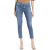 Ag Prima Mid Rise Distressed Crop Cigarette Jeans In West Hills