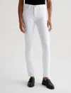 AG PRIMA CIGARETTE PANT IN WHITE