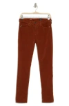 Ag 'prima' Corduroy Skinny Pants In Fired Copper