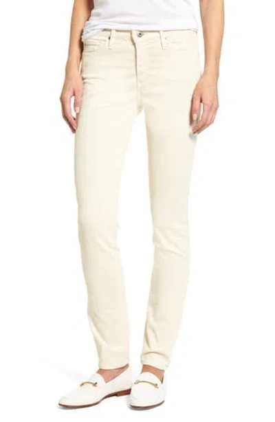 Ag 'prima' Corduroy Skinny Pants In White