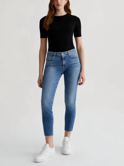 Ag Prima Crop Jeans In 18 Years Lakefront In Multi