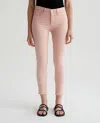 Ag Prima Crop Jeans In Sulfur Blush Paradise