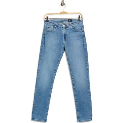 Ag Prima Low Rise Ankle Cigarette Jeans In Cielo