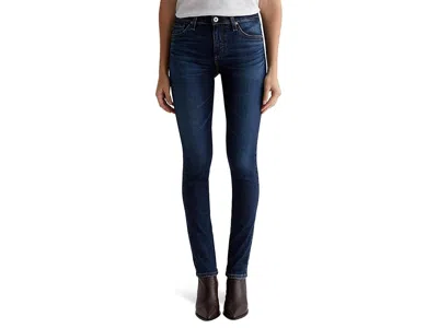 Ag Prima Low Rise Cigarette Jeans In Vp Night Out In Blue