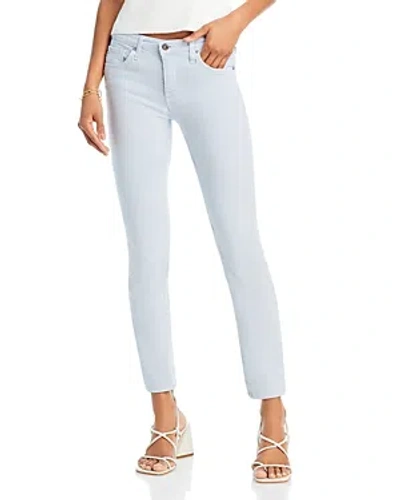 Ag Prima Mid Rise Ankle Jeans In Sulfur Blue Whisper