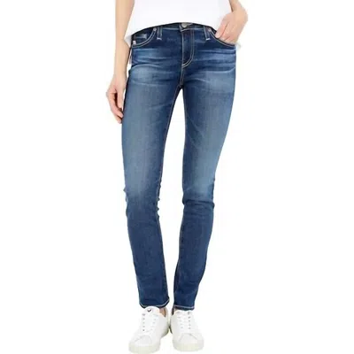 Ag Prima Mid Rise Cigarette Leg Jeans In 11 Years Journey In Blue