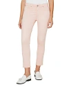 Ag Prima Mid Rise Crop Jeans In Pearl Mauve In Pearl Mauve