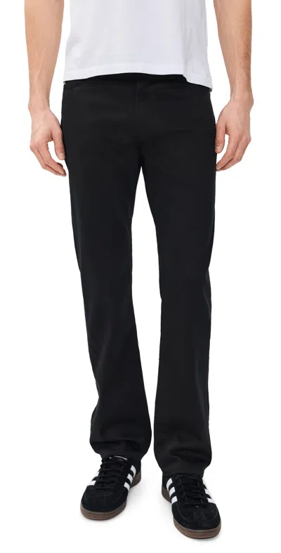 Ag Protégé Classic Straight Jeans 32 Fathom In Black