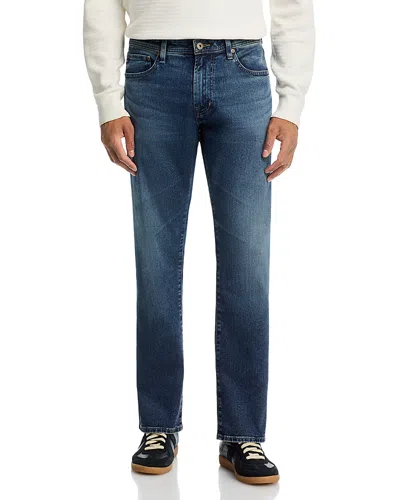 Ag Protege Classic Straight Jeans In Moorten In Blue