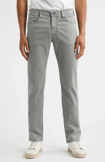 Ag Protégé Italian Light Bedford Straight Leg Pants In Gray