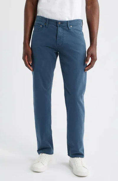 Ag Protégé Italian Light Bedford Straight Leg Pants In Blue