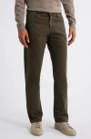 Ag Protégé Italian Light Bedford Straight Leg Pants In Gray