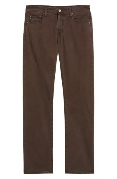 Ag Protégé Italian Light Bedford Straight Leg Pants In Multi