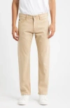 Ag Protégé Italian Light Bedford Straight Leg Pants In Yellow