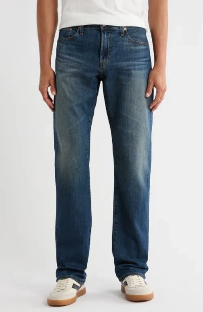 Ag Protege Straight Leg Jeans In Brown