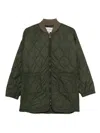 Ag Quilted Oversized Coat In Multi