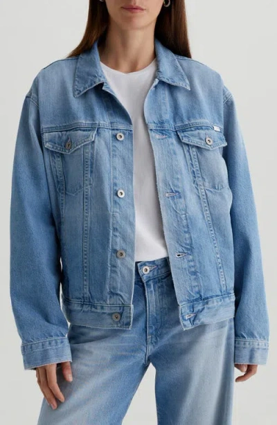 Ag Ramie Denim Jacket In Siren