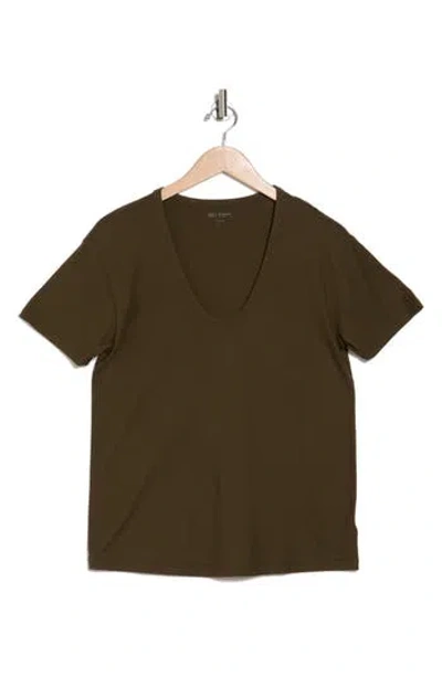 Ag Relaxed Fit U-neck T-shirt In Notting Vine