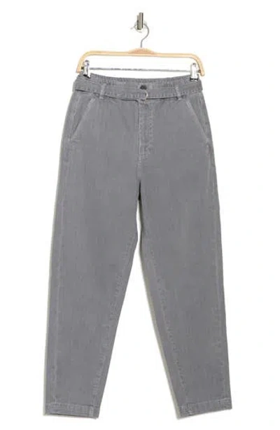 Ag Renn Belted Paperb Pants In Sulfur Smooth Slate