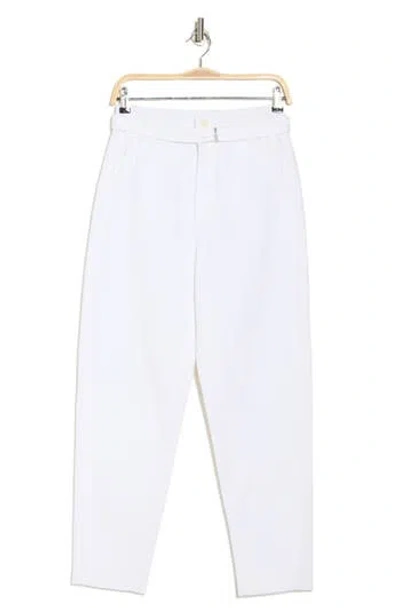 Ag Renn Belted Paperb Pants In White