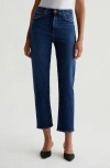 AG AG RIAN HIGH WAIST STRAIGHT LEG JEANS