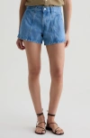 Ag Rinna Seamed Denim Shorts