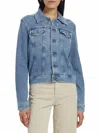 Ag Robyn Denim Button-front Jacket In Ventura In Multi