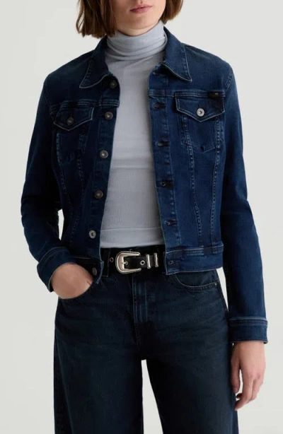 Ag Robyn Denim Jacket In Blue