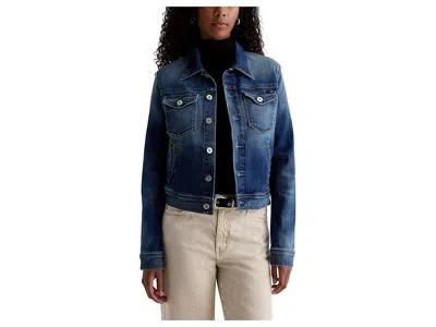 Ag Robyn Fitted Denim Jacket In Multi